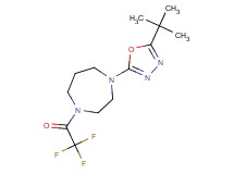1-(5-tert-butyl-1,3,4-oxadiazol-2-yl)-4-(trifluoroacetyl)-1,4-diazepane