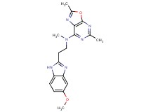 N-[2-(5-methoxy-1H-benzimidazol-2-yl)ethyl]-N,2,5-trimethyl[1,3]oxazolo[5,4-d]pyrimidin-7-amine