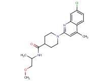 1-(7-chloro-4-methylquinolin-2-yl)-N-(2-methoxy-1-methylethyl)piperidine-4-carboxamide