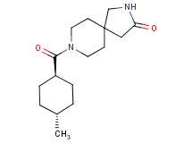8-[(trans-4-methylcyclohexyl)carbonyl]-2,8-diazaspiro[4.5]decan-3-one