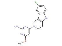 4-(8-chloro-1,3,4,5-tetrahydro-2H-pyrido[4,3-b]indol-2-yl)-6-methoxy-2-pyrimidinamine