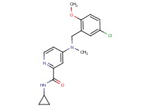 4-[(5-chloro-2-methoxybenzyl)(methyl)amino]-N-cyclopropyl-2-pyridinecarboxamide
