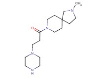2-methyl-8-[3-(1-piperazinyl)propanoyl]-2,8-diazaspiro[4.5]decane dihydrochloride