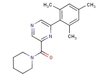 2-mesityl-6-(piperidin-1-ylcarbonyl)pyrazine