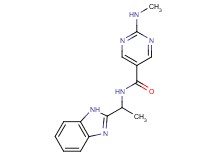 N-[1-(1H-benzimidazol-2-yl)ethyl]-2-(methylamino)pyrimidine-5-carboxamide