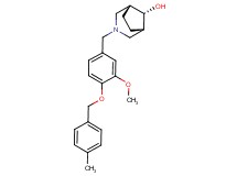 (8-syn)-3-{3-methoxy-4-[(4-methylbenzyl)oxy]benzyl}-3-azabicyclo[3.2.1]octan-8-ol