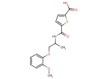 5-({[2-(2-methoxyphenoxy)-1-methylethyl]amino}carbonyl)thiophene-2-carboxylic acid