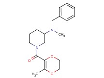 N-benzyl-N-methyl-1-[(3-methyl-5,6-dihydro-1,4-dioxin-2-yl)carbonyl]-3-piperidinamine