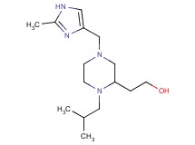 2-{1-isobutyl-4-[(2-methyl-1H-imidazol-4-yl)methyl]-2-piperazinyl}ethanol