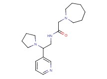 2-azepan-1-yl-N-(2-pyridin-3-yl-2-pyrrolidin-1-ylethyl)acetamide