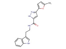 N-[2-(1H-indol-3-yl)ethyl]-3-(5-methyl-2-furyl)-1H-pyrazole-5-carboxamide
