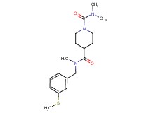 N~1~,N~1~,N~4~-trimethyl-N~4~-[3-(methylthio)benzyl]piperidine-1,4-dicarboxamide