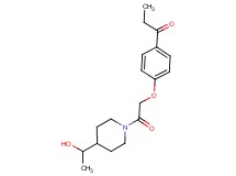 1-(4-{2-[4-(1-hydroxyethyl)piperidin-1-yl]-2-oxoethoxy}phenyl)propan-1-one