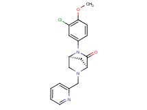 (1S*,4S*)-2-(3-chloro-4-methoxyphenyl)-5-(2-pyridinylmethyl)-2,5-diazabicyclo[2.2.1]heptan-3-one