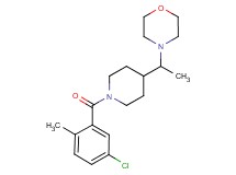 4-{1-[1-(5-chloro-2-methylbenzoyl)-4-piperidinyl]ethyl}morpholine