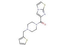 6-{[4-(2-thienylmethyl)piperazin-1-yl]carbonyl}imidazo[2,1-b][1,3]thiazole
