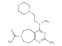 7-acetyl-N,2-dimethyl-N-(2-morpholin-4-ylethyl)-6,7,8,9-tetrahydro-5H-pyrimido[4,5-d]azepin-4-amine
