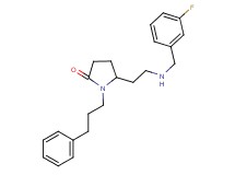 5-{2-[(3-fluorobenzyl)amino]ethyl}-1-(3-phenylpropyl)-2-pyrrolidinone