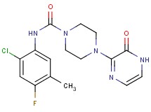 N-(2-chloro-4-fluoro-5-methylphenyl)-4-(3-oxo-3,4-dihydropyrazin-2-yl)piperazine-1-carboxamide