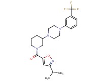 1-{1-[(3-isopropyl-5-isoxazolyl)carbonyl]-3-piperidinyl}-4-[3-(trifluoromethyl)phenyl]piperazine