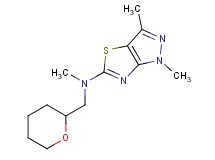 N,1,3-trimethyl-N-(tetrahydro-2H-pyran-2-ylmethyl)-1H-pyrazolo[3,4-d][1,3]thiazol-5-amine