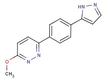 3-methoxy-6-[4-(1H-pyrazol-5-yl)phenyl]pyridazine