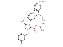 (4R)-1-(3-chlorobenzyl)-4-{[(9-ethyl-9H-carbazol-3-yl)methyl]amino}-N-isopropyl-L-prolinamide