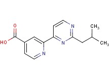2-(2-isobutylpyrimidin-4-yl)isonicotinic acid