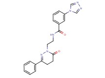 N-[2-(6-oxo-3-phenyl-5,6-dihydropyridazin-1(4H)-yl)ethyl]-3-(4H-1,2,4-triazol-4-yl)benzamide
