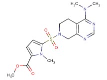 methyl 5-{[4-(dimethylamino)-5,8-dihydropyrido[3,4-d]pyrimidin-7(6H)-yl]sulfonyl}-1-methyl-1H-pyrrole-2-carboxylate