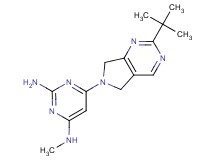 6-(2-tert-butyl-5,7-dihydro-6H-pyrrolo[3,4-d]pyrimidin-6-yl)-N~4~-methylpyrimidine-2,4-diamine