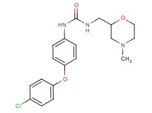 N-[4-(4-chlorophenoxy)phenyl]-N'-[(4-methylmorpholin-2-yl)methyl]urea