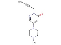 2-(2-butyn-1-yl)-5-(4-methyl-1-piperazinyl)-3(2H)-pyridazinone