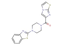 2-[4-(imidazo[2,1-b][1,3]thiazol-6-ylcarbonyl)-1-piperazinyl]-1,3-benzothiazole