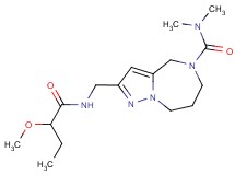 2-{[(2-methoxybutanoyl)amino]methyl}-N,N-dimethyl-7,8-dihydro-4H-pyrazolo[1,5-a][1,4]diazepine-5(6H)-carboxamide