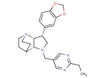 (3R*,3aR*,7aR*)-3-(1,3-benzodioxol-5-yl)-1-[(2-ethylpyrimidin-5-yl)methyl]octahydro-4,7-ethanopyrrolo[3,2-b]pyridine