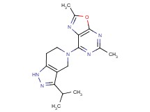 7-(3-isopropyl-1,4,6,7-tetrahydro-5H-pyrazolo[4,3-c]pyridin-5-yl)-2,5-dimethyl[1,3]oxazolo[5,4-d]pyrimidine