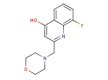 8-fluoro-2-(morpholin-4-ylmethyl)quinolin-4-ol