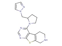 4-[2-(1H-pyrazol-1-ylmethyl)-1-pyrrolidinyl]-5,6,7,8-tetrahydropyrido[4',3':4,5]thieno[2,3-d]pyrimidine dihydrochloride
