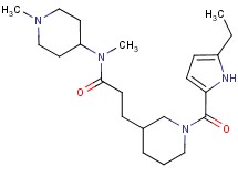3-{1-[(5-ethyl-1H-pyrrol-2-yl)carbonyl]piperidin-3-yl}-N-methyl-N-(1-methylpiperidin-4-yl)propanamide