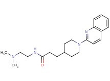 N-[2-(dimethylamino)ethyl]-3-(1-quinolin-2-ylpiperidin-4-yl)propanamide