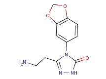 5-(2-aminoethyl)-4-(1,3-benzodioxol-5-yl)-2,4-dihydro-3H-1,2,4-triazol-3-one