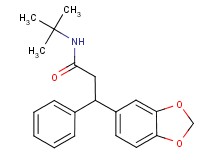 3-(1,3-benzodioxol-5-yl)-N-(tert-butyl)-3-phenylpropanamide