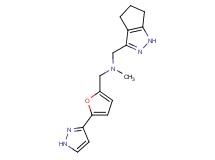 N-methyl-1-[5-(1H-pyrazol-3-yl)-2-furyl]-N-(1,4,5,6-tetrahydrocyclopenta[c]pyrazol-3-ylmethyl)methanamine