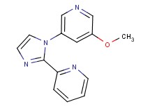 3-methoxy-5-(2-pyridin-2-yl-1H-imidazol-1-yl)pyridine