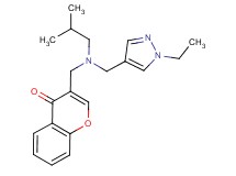 3-{[[(1-ethyl-1H-pyrazol-4-yl)methyl](isobutyl)amino]methyl}-4H-chromen-4-one