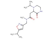 N-[(5-isopropylisoxazol-3-yl)methyl]-2-(1-isopropyl-3-oxopiperazin-2-yl)-N-methylacetamide