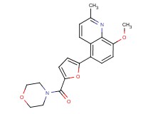 8-methoxy-2-methyl-5-[5-(morpholin-4-ylcarbonyl)-2-furyl]quinoline