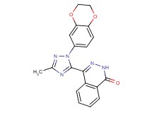 4-[1-(2,3-dihydro-1,4-benzodioxin-6-yl)-3-methyl-1H-1,2,4-triazol-5-yl]phthalazin-1(2H)-one