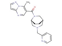 7-methyl-6-{[(1S*,5R*)-3-(pyridin-2-ylmethyl)-3,6-diazabicyclo[3.2.2]non-6-yl]carbonyl}pyrazolo[1,5-a]pyrimidine